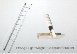 Single Straight Ladder – C-Section & ‘O’ Rung