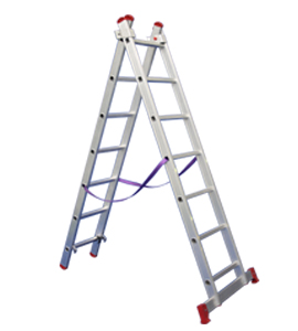 Square Rung Dual Purpose Step / Extension Ladder