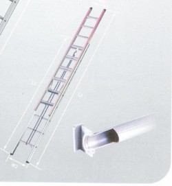 Single Straight Ladder – ‘O’-Section & ‘O’ Rung